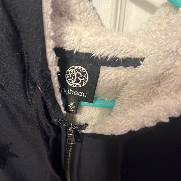 Boboau Navy Blue Zip Up Jacket with Stars - Picture 4 of 4